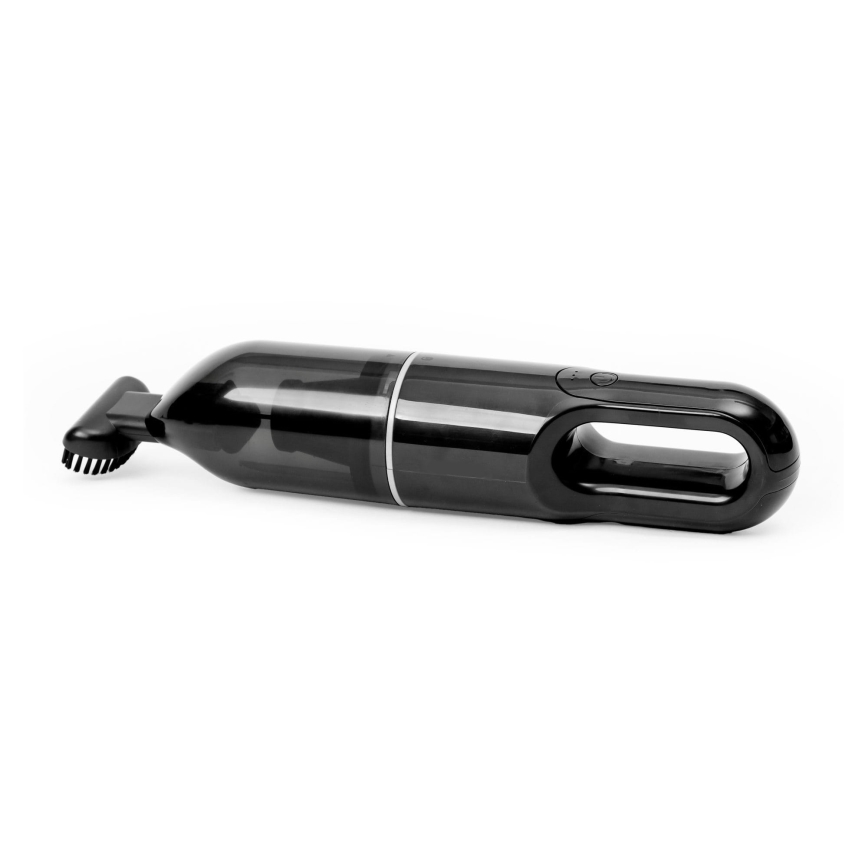 Draagbare oplaadbare autostofzuiger 75W/2000 mAh zwart