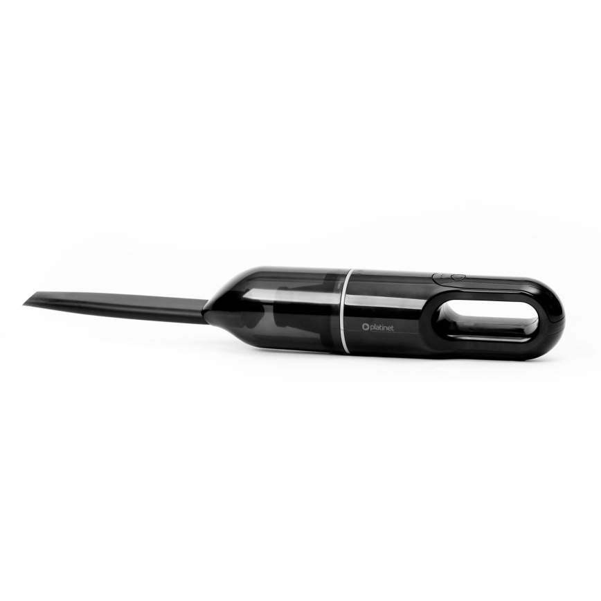 Draagbare oplaadbare autostofzuiger 75W/2000 mAh zwart