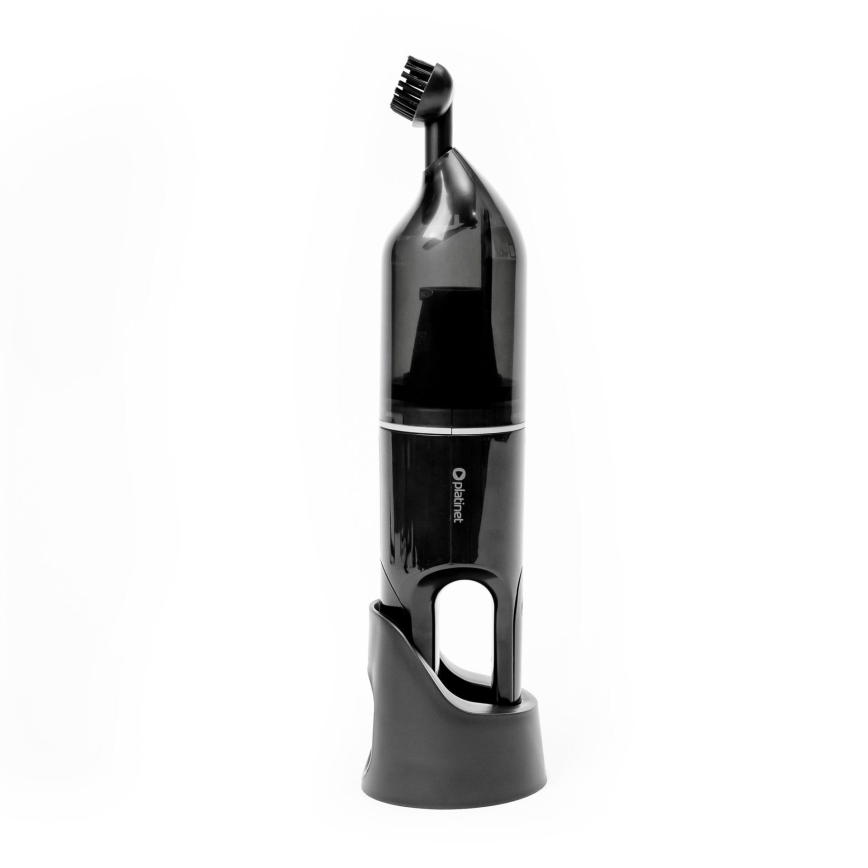 Draagbare oplaadbare autostofzuiger 75W/2000 mAh zwart