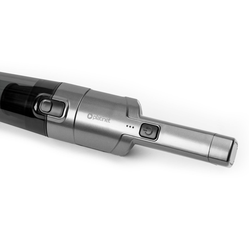 Draagbare oplaadbare autostofzuiger 75W/2800 mAh zwart