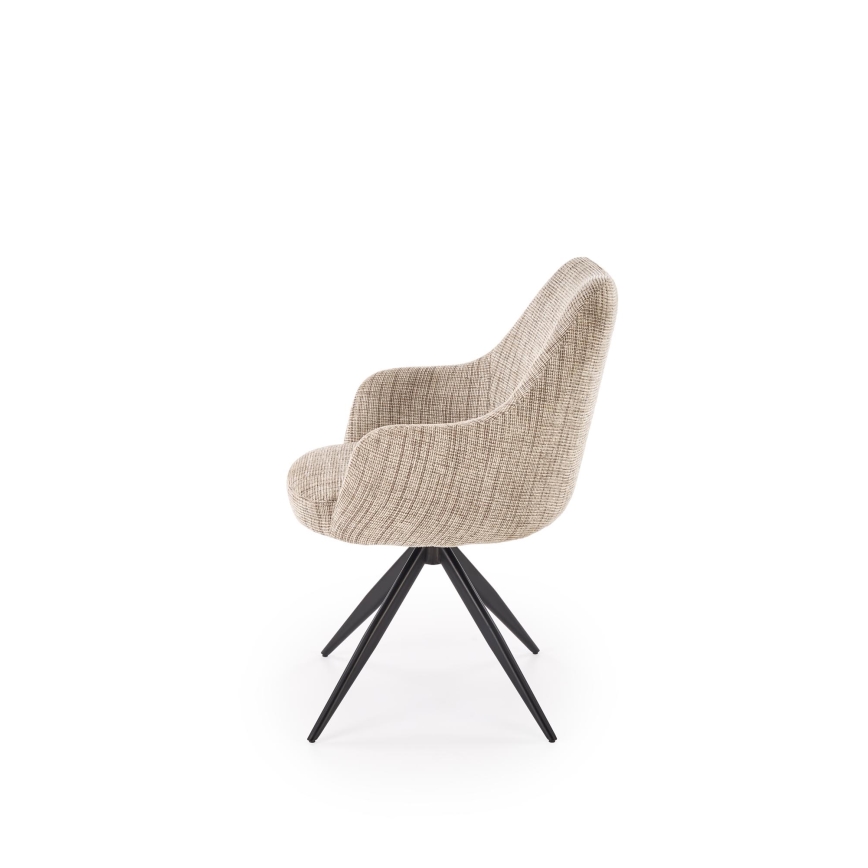 Draaibare eetkamerstoel BRISA 1 stuk beige