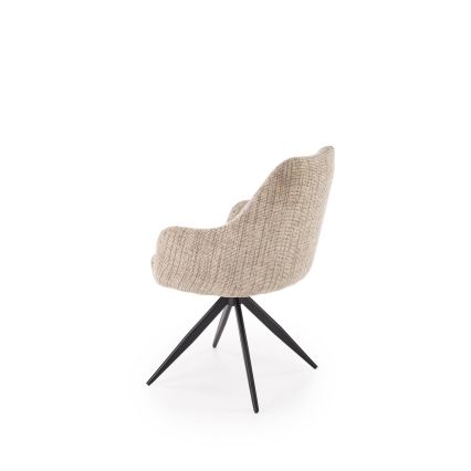 Draaibare eetkamerstoel BRISA 1 stuk beige