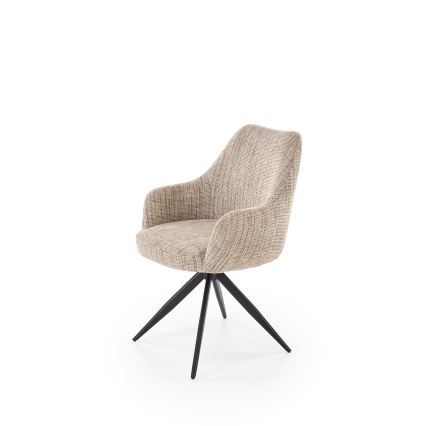 Draaibare eetkamerstoel BRISA 1 stuk beige