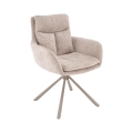 Draaibare eetkamerstoel HALSA 1 st. beige