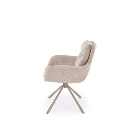 Draaibare eetkamerstoel HALSA 1 st. beige