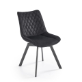 Draaibare eetkamerstoel OMBRA, 1 stuk, zwart