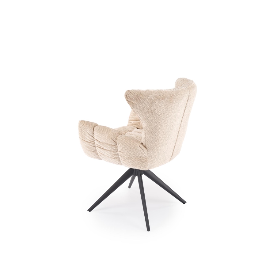 Draaibare eetkamerstoel SETA, 1 stuk, beige