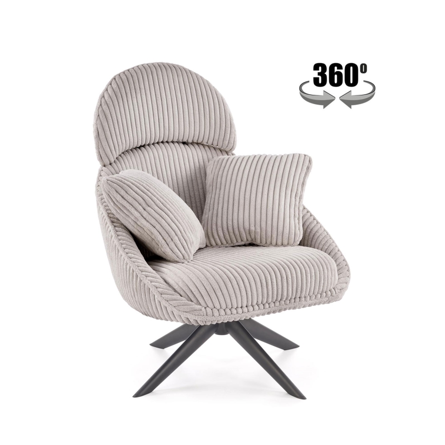 Draaifauteuil FORTE grijs