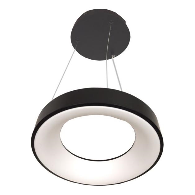 DRAX LED/32W/230V 4000K hanglamp zwart Ø 38 cm