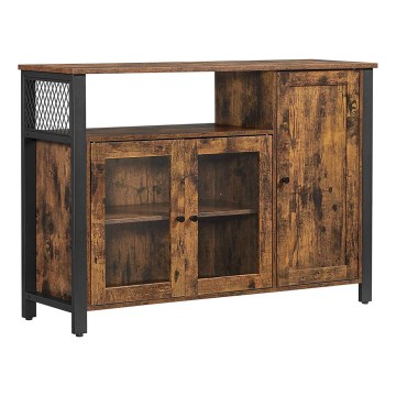 Dressoir FIRA bruin/zwart
