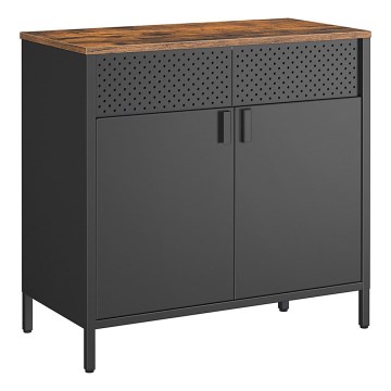 Dressoir FIRA zwart/bruin
