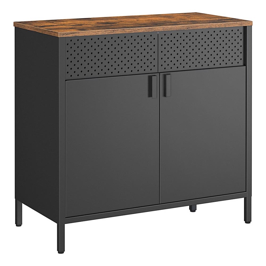 Dressoir FIRA zwart/bruin
