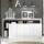 Dressoir LENOR 184 x 93 x 42 cm, wit/grijs betonlook