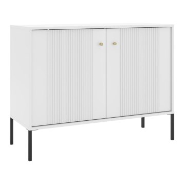 Dressoir LUE 104x39 cm wit/zwart