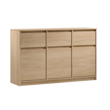 Dressoir MIYABI 138 x 86 x 40 cm – eiken Cremona