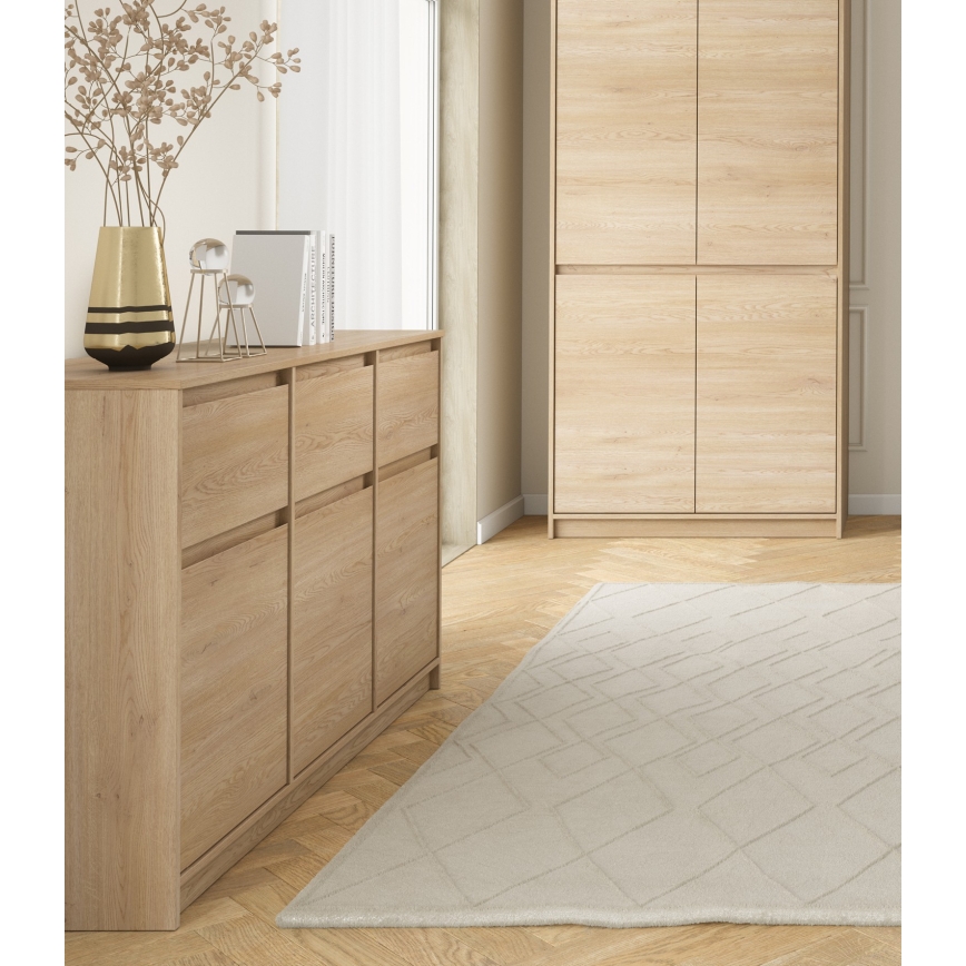 Dressoir MIYABI 138 x 86 x 40 cm – eiken Cremona
