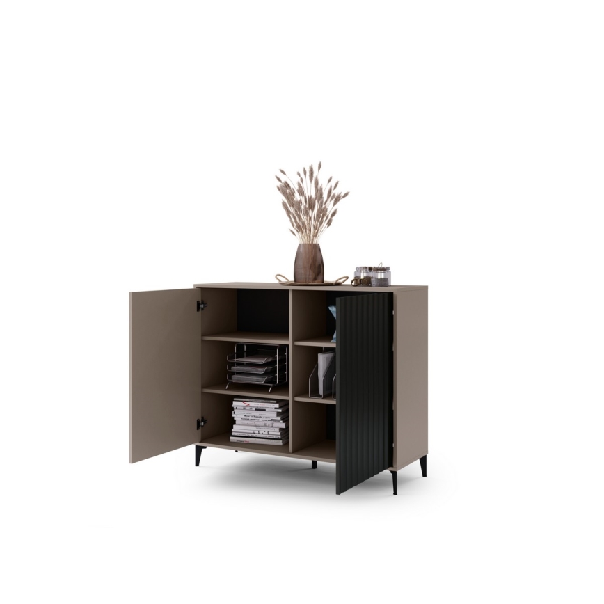 Dressoir RONJA taupe/zwart