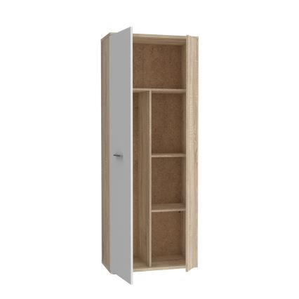 Dressoir/Schoenenkast SIMO sonoma eik/wit