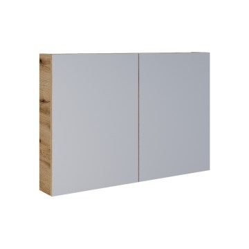 Dřevojas - Spiegelkast voor de badkamer NEXI 100 x 68 cm, eiken