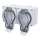 Dubbele wandcontactdoos IP66 voor vochtige omgevingen 230V/16A – water- en stofdicht