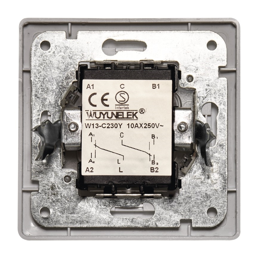 Dubbele wisselschakelaar 250V/10A