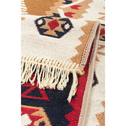 Dubbelzijdig oosters vloerkleed KILIM GOLD 60x120 cm – veelkleurig