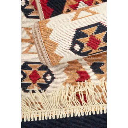 Dubbelzijdig oosters vloerkleed KILIM GOLD 60x120 cm – veelkleurig