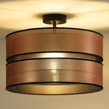 Duolla - Bevestigde hanglamp COPPER SHINY 1xE27/15W/230V koper/zwart