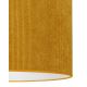 Duolla - Bevestigde hanglamp CORDUROY 1xE27/15W/230V geel