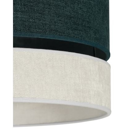 Duolla - Bevestigde hanglamp DOUBLE 1xE27/15W/230V diameter 40 cm groen/grijs
