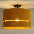 Duolla - Bevestigde hanglamp DOUBLE 1xE27/15W/230V diameter 40 cm oranje