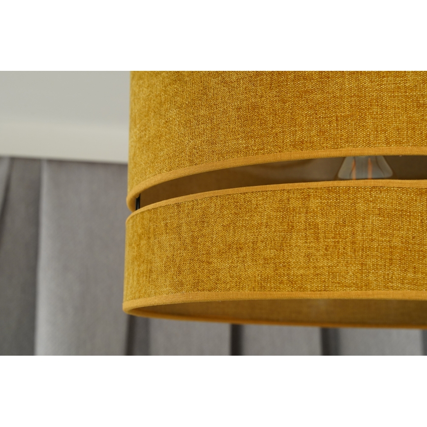 Duolla - Bevestigde hanglamp DOUBLE 1xE27/15W/230V diameter 40 cm oranje