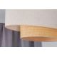 Duolla - Bevestigde hanglamp DOUBLE OVAL NATURE 2xE27/15W/230V crème/beige