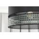 Duolla - Bevestigde hanglamp DOUBLE RATTAN 1xE27/15W/230V zwart