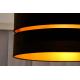 Duolla - Bevestigde hanglamp DUO 1xE27/15W/230V zwart/goud