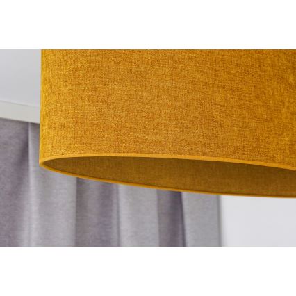 Duolla - Bevestigde hanglamp OVAL 2xE27/15W/230V bruin