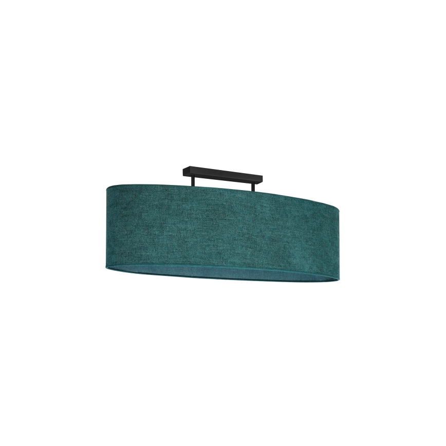 Duolla - Bevestigde hanglamp OVAL 2xE27/15W/230V groen