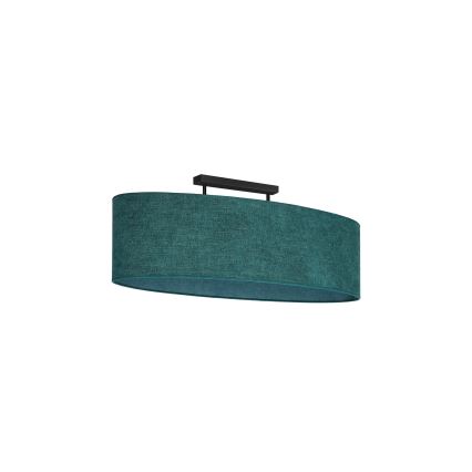 Duolla - Bevestigde hanglamp OVAL 2xE27/15W/230V groen