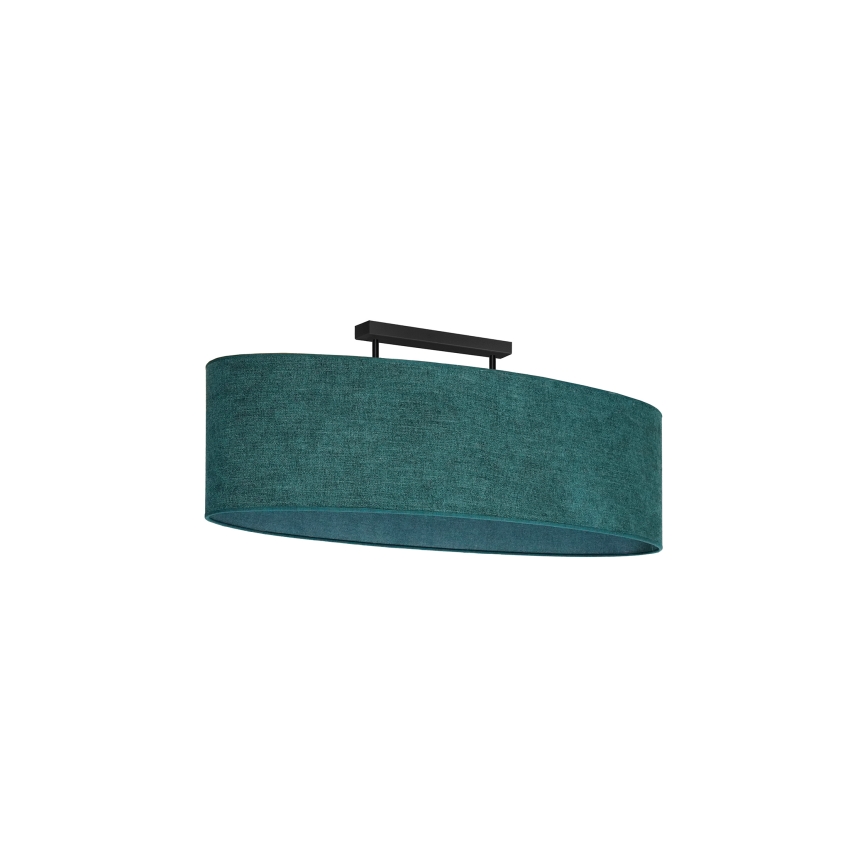 Duolla - Bevestigde hanglamp OVAL 2xE27/15W/230V groen
