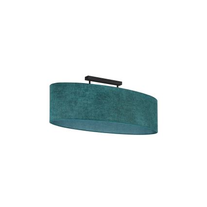 Duolla - Bevestigde hanglamp OVAL 2xE27/15W/230V groen