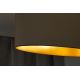 Duolla - Bevestigde hanglamp OVAL VEGAN 1xE27/15W/230V beige