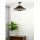 Duolla - Bevestigde hanglamp RIO SHINY 1xE27/15W/230V zwart/koper