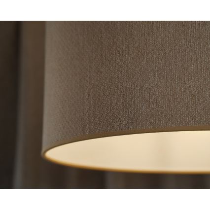 Duolla - Bevestigde hanglamp ROLLER ECO RECYCLING 1xE27/15W/230V diameter 45 cm crème