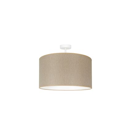 Duolla - Bevestigde hanglamp ROLLER ECO RECYCLING 1xE27/15W/230V diameter 45 cm crème