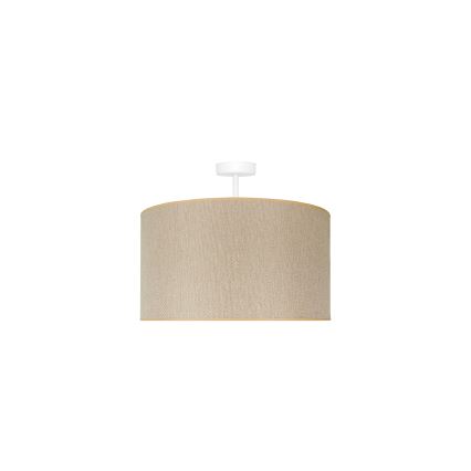 Duolla - Bevestigde hanglamp ROLLER ECO RECYCLING 1xE27/15W/230V diameter 45 cm crème