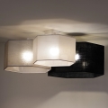 Duolla - Bevestigde hanglamp ROLLER TRIO HEX 3xE27/15W/230V zwart/grijs/wit