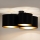 Duolla - Bevestigde hanglamp ROLLER TRIO SHINY 3xE27/15W/230V zwart/goud