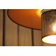 Duolla - Bevestigde hanglamp TOKYO SHINY 1xE27/15W/230V zwart/koper