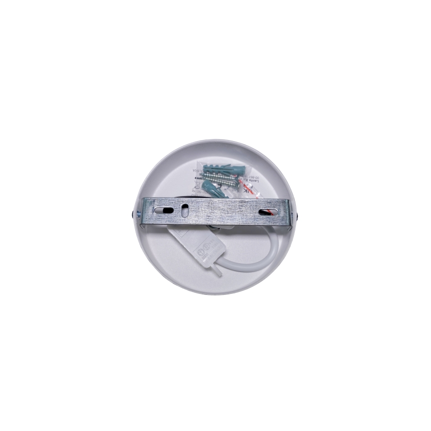 Duolla - Bevestigde hanglamp YUTE 1xE27/15W/230V diameter 38 cm grijs