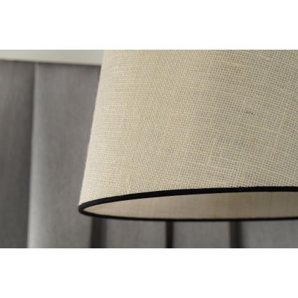 Duolla - Bevestigde hanglamp YUTE 1xE27/15W/230V diameter 38 cm grijs/zwart